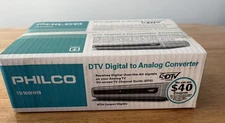 Philco TB100HH9 DTV TV Digital to Analog Converter Box