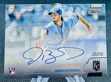 2022 Topps Stadium Club Autographs Jake Brentz Kansas City Royals Rc Auto #JBR