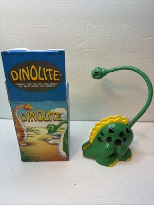 Vintage Dinolite 9  Dinosaur Light Extends Reading Night Light Works Flex-lite