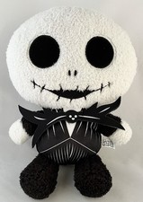 Disney Baby Jack Skellington 12  Plush Black White 2023 Cuteeze