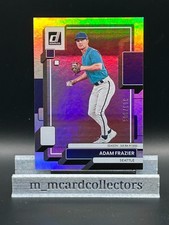 Adam Frazier 2022 Panini Donruss #217 Season Stat Line /305 Seattle Mariners