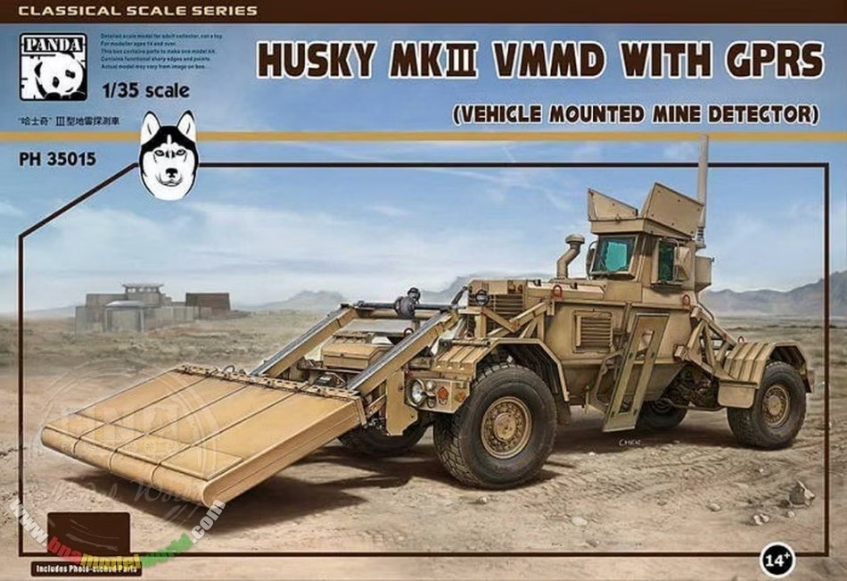 Panda Hobby 35015 1:35th scale Husky Mk. III VMMD with GPRS (Vehicle Mounted)