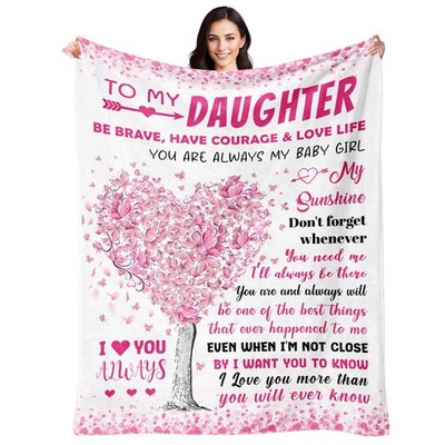 Daughter Gifts from Mom Dad - to My Daughter Blanket - Daughters Birthday Gif...