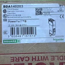 Square D BDA140203 PowerPact I-Line Circuit Breaker 20A 1P 480V Type BD20