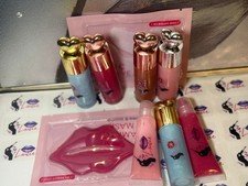 My Beauty Spot Travel Size Mixed Lot Lip Gloss Tubes Heart Caps  Lip Mask