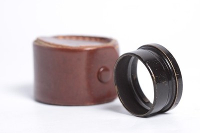 Leica Leitz FISON Lens Hood Elmar 5cm Black Paint - RARE