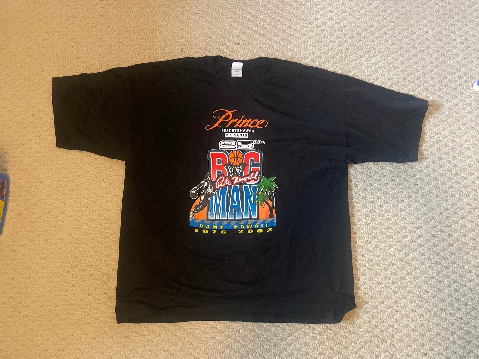 Pete Newell Vintage Big Man Camp Tshirt XXL