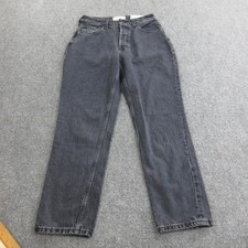 Everlane Jeans Womens 28 Washed Black Curvy 90s Cheeky Straight Organic Denim