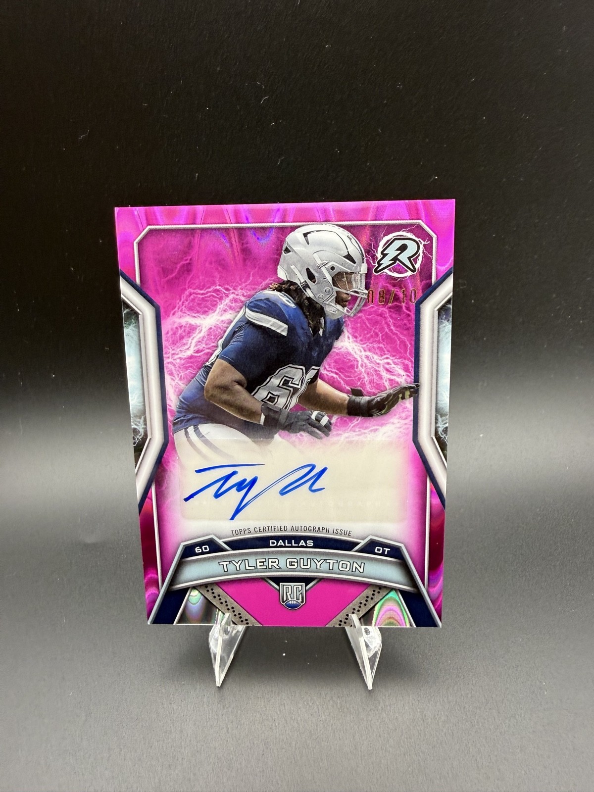 2024 Topps Resurgence - Resurgence Rookie Signatures Pink Tyler Guyton 10/10