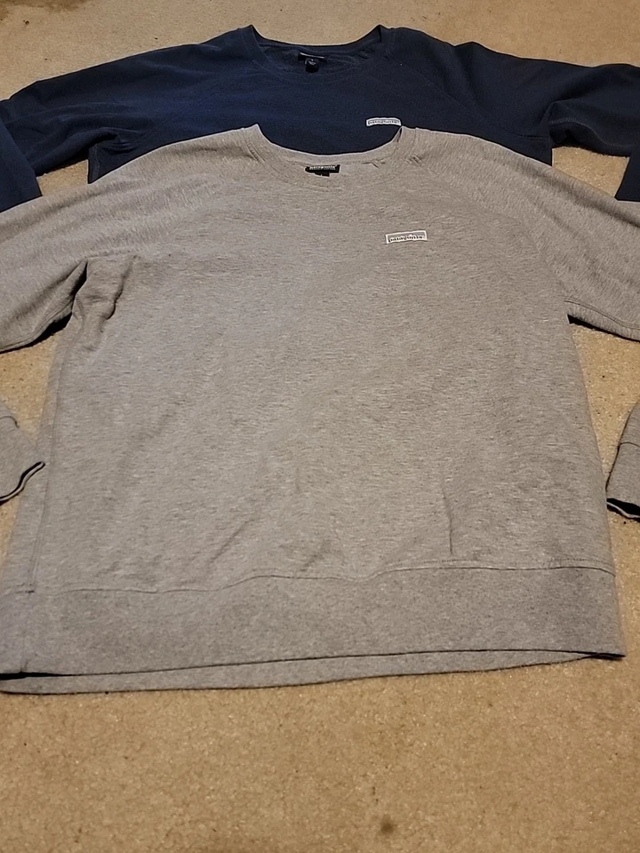 Лот из 2 Patagonia женщин размер L органический хлопок длинным рукавом пуловер толстовка - Изображение 2 из 4