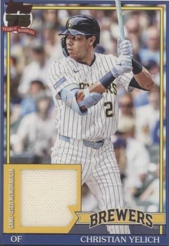 2026 Topps Series 1 Christian Yelich Stars of the MLB Numbered 6 