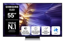 Samsung OLED AI TV 55" QE55S90FAEXZT 4K, Processore NQ4 AI Gen3, 4K AI Upscaling