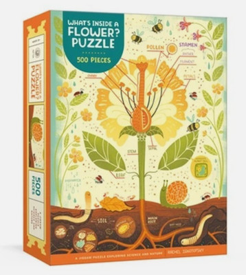 What's Inside a Flower? Puzzle: Exploring Science and Nature 500-Piece Jigsaw Pu
