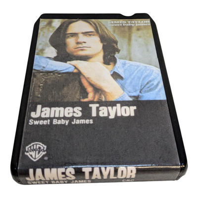 TESTED & REBUILT! JAMES TAYLOR Sweet Baby James | 1970 | A+ | 8-track cartridge