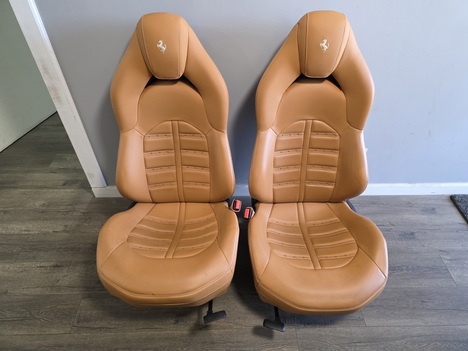 FERRARI 488 GTB SEATS LEFT AND RIGHT MANUAL VERSION OEM