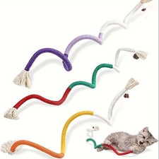Natural Cotton Cat Chew Toys | Bite Rope & Dental Toy Set | UK