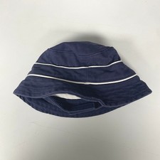 Janie and Jack Navy Blue Bucket Hat with White Piping Infant 0-3 Months Nautical