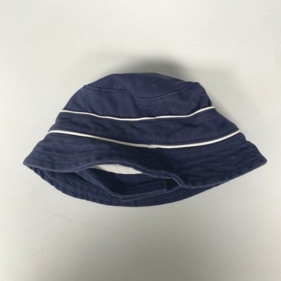Janie and Jack Navy Blue Bucket Hat with White Piping Infant 0-3 Months Nautical