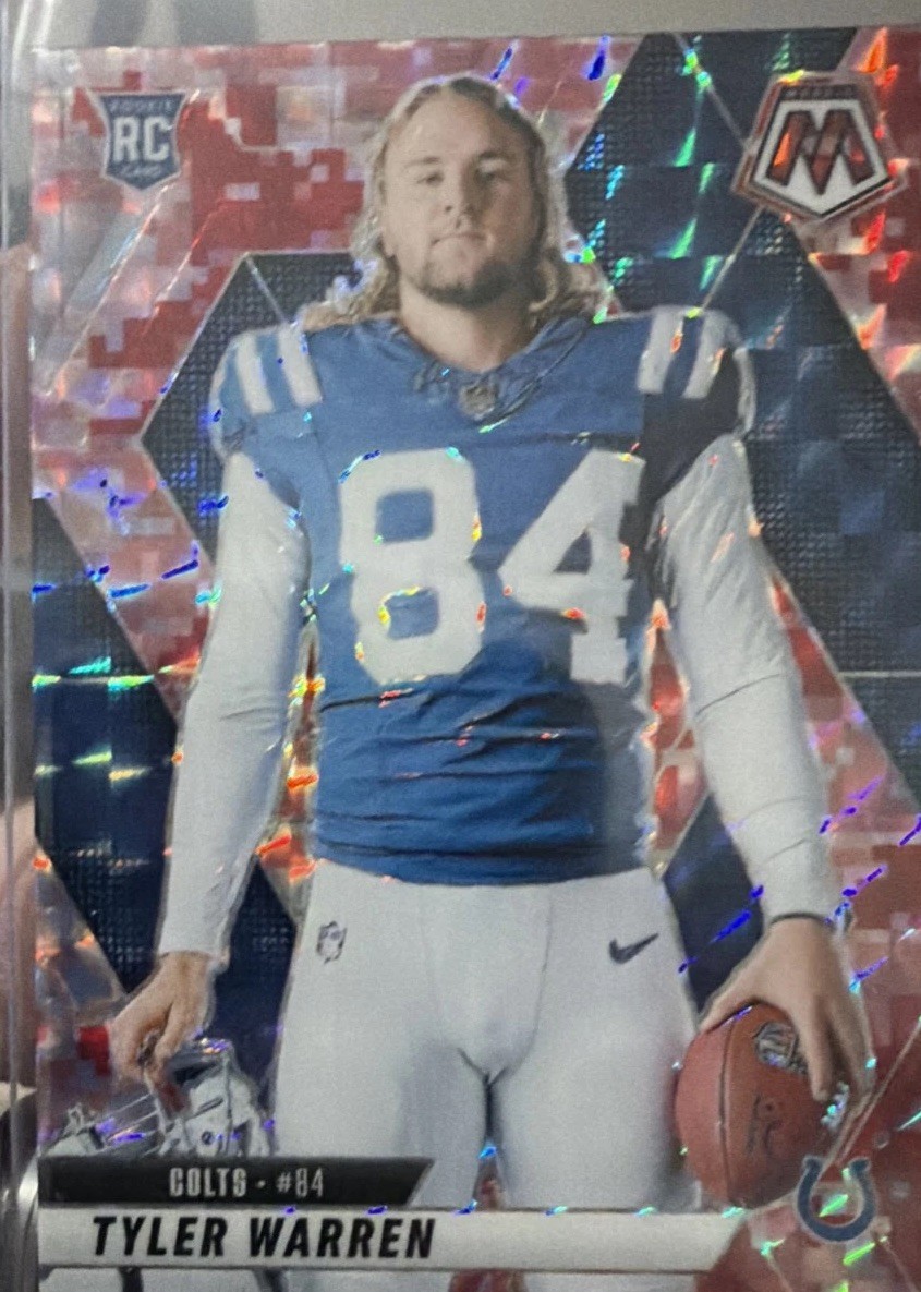 2025 Mosaic - Rookie Variations Tyler Warren #281 Camo/Green