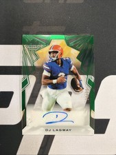 2025 Leaf Trinity Football DJ Lagway Clear Auto /25