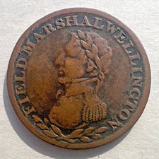 Dolna Kanada: Żeton kupiecki Feldmarszałek Wellington 1769–1852. 1813