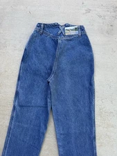 Rocky Mountain Jeans Womens 24x36 Blue Bare Back Straight Denim Pants Western
