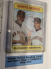 1969 JUAN MARICHAL AND WILLIE McCOVEY.....GIANTS GREATS! HOF