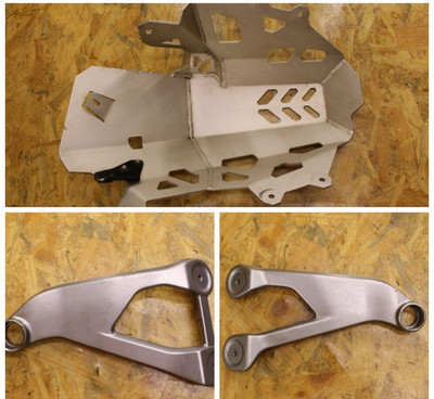 Ducati Multistrada 950 S V2 2019 2020 2021 2022 23 lower engine guard skid plate