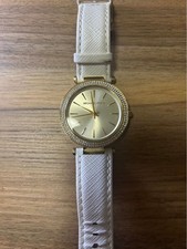 Orologio MICHAEL KORS oro con cinturino bianco
