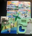 1990’s Lego 6411 Paradisa Island Set 97% W/instructions, Poster And 6416 Base