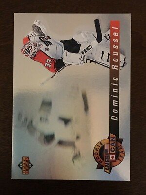 1992-93 Upper Deck Hockey Dominic Roussel Ameri-Can Rookie Team nrmt/mt ...