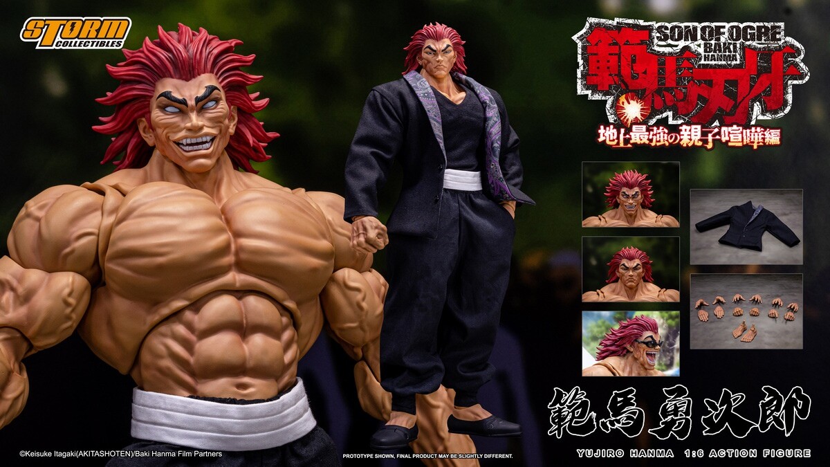 In Hand! Storm Toys KIBK08 1/6 BAKI HANMA Yujiro Hanma Male Action