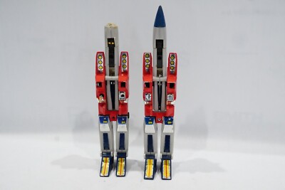Lot of 2 1984 Transformers G1 Starscream Figures PARTS OR REPAIR INCOMPLETE