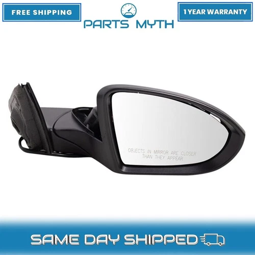 New Side Mirror Power Heated Paint to Match RF Passenger For 1996-22 Volkswagen
