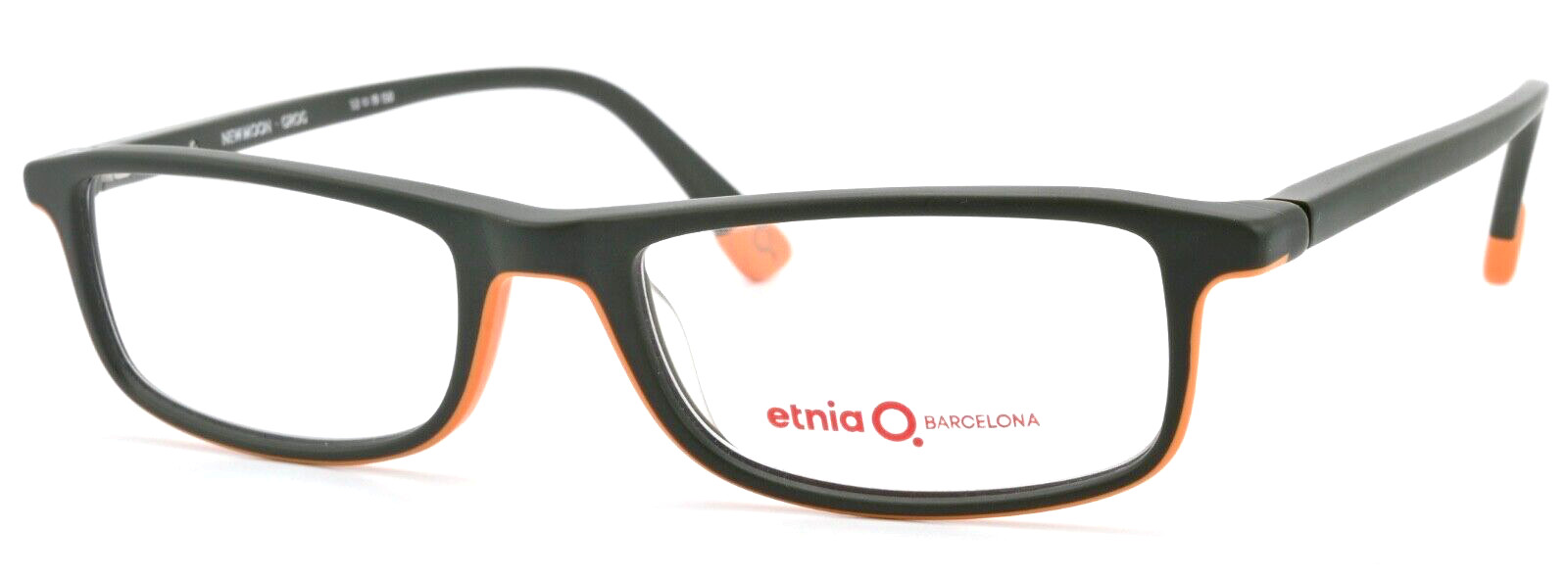 ГРОГ ETNIA BARCELONA Brille НОВОЛУНИЕ Rechteck Dunkel Grün Оранжевый, 53-19 мл