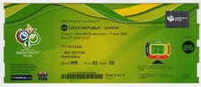 Ticket WC 2006 #26 Czech Republic - Ghana