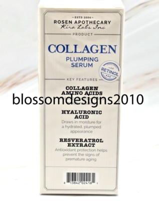 ROSEN APOTHECARY Collagen Plumping Serum 2 fl. oz SEALED
