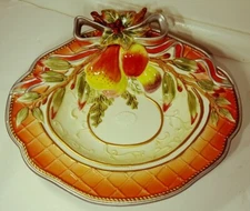 FITZ & FLOYD CLASSICS ENCHANTED HOLIDAY SERVING BOWL DISH UNUSED