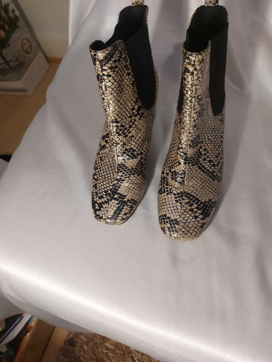 River island hotsell snakeskin boots