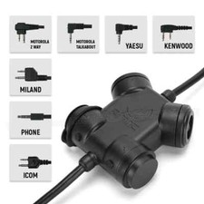 Tactical Version Headset Headphone Accessory Outdoor Fit Plug