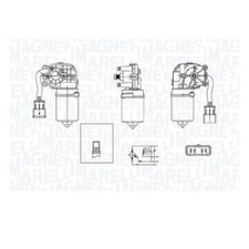 Magneti Marelli 064370900010 Wischermotor Vorne für Peugeot 2008 I CU
