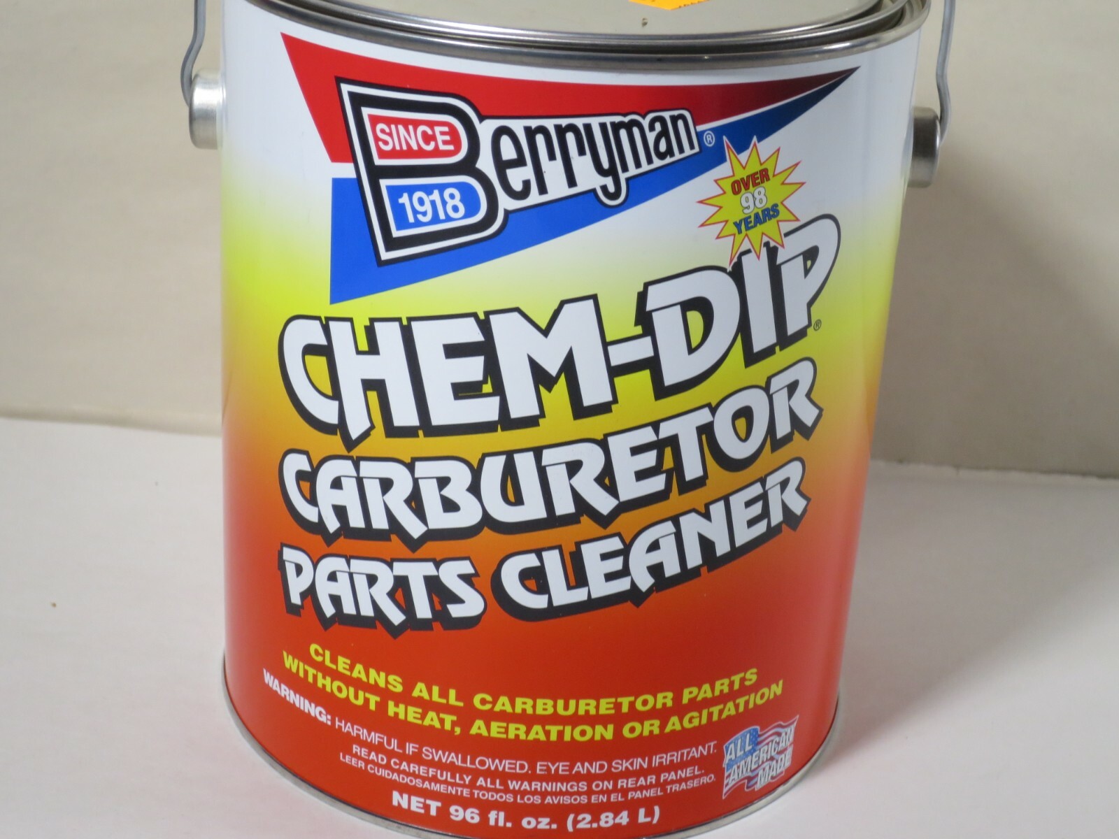 Berryman 0996 ChemDip Carburetor and Parts Cleaner, 96 oz. Can with