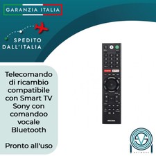 Telecomando Sony RMF-TX200P con Comando Vocale Bluetooth Smart Tv Come Originale