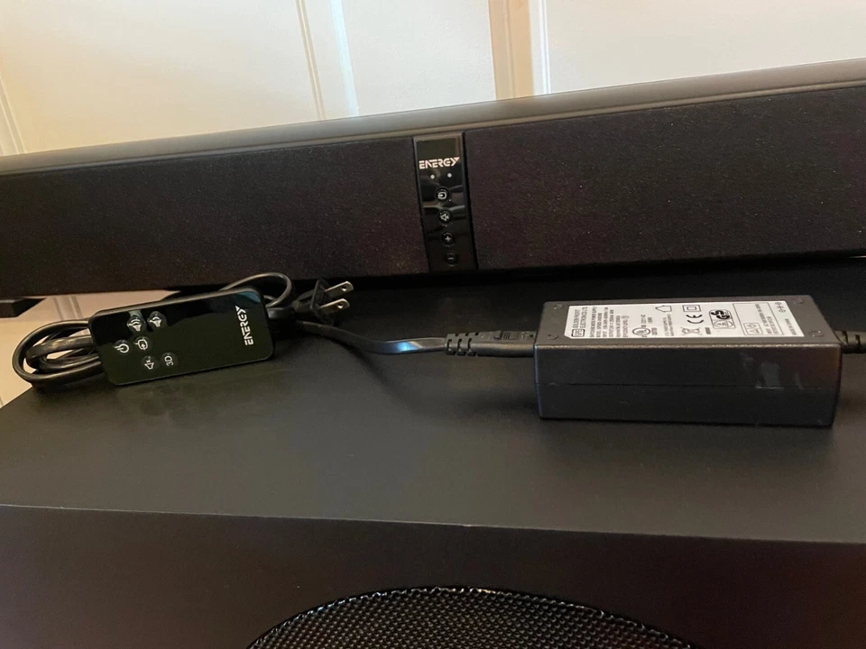 Energy By Klipsch Power Bar Elite Soundbar Wireless w/ Subwoofer & Remote- Used - Image 2 of 4