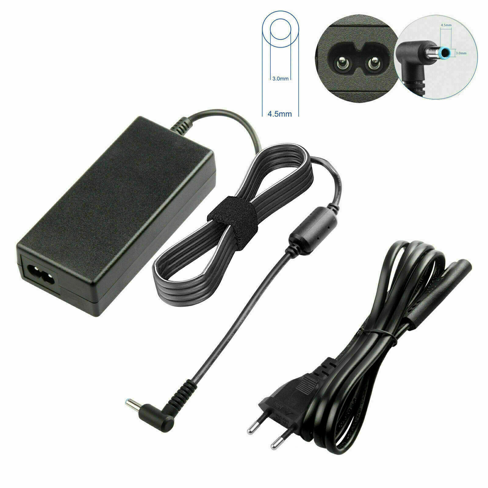 Notebook Ladegerät für HP 19,5V 2,31A Laptop Ladekabel Netzteil Blaue
