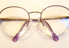 JOAN COLLINS J270 MAV MARINE -EYEGLASS FRAMES-SIZE 52/20/135 Lavender