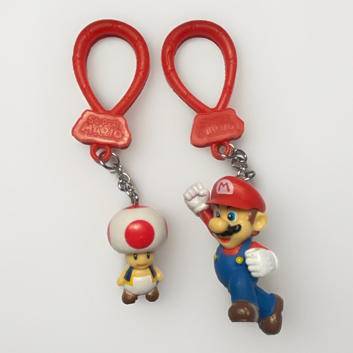 Nintendo Super Mario Paladone Backpack Buddies Keychain Set of 2