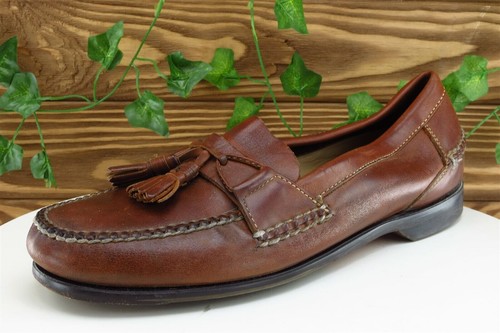 Johnston & Murphy Shoes Sz 13 M Brown Loafer Leather Men 1209120