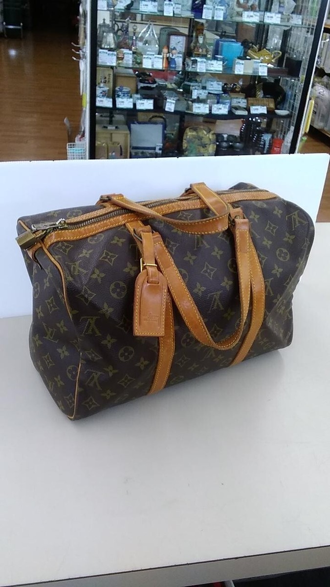 Auth LOUIS VUITTON Monogram Boston Bag Saxophone Pool 35 Auth LOUIS VUITTON Monogram Boston Bag Saxophone Pool 35