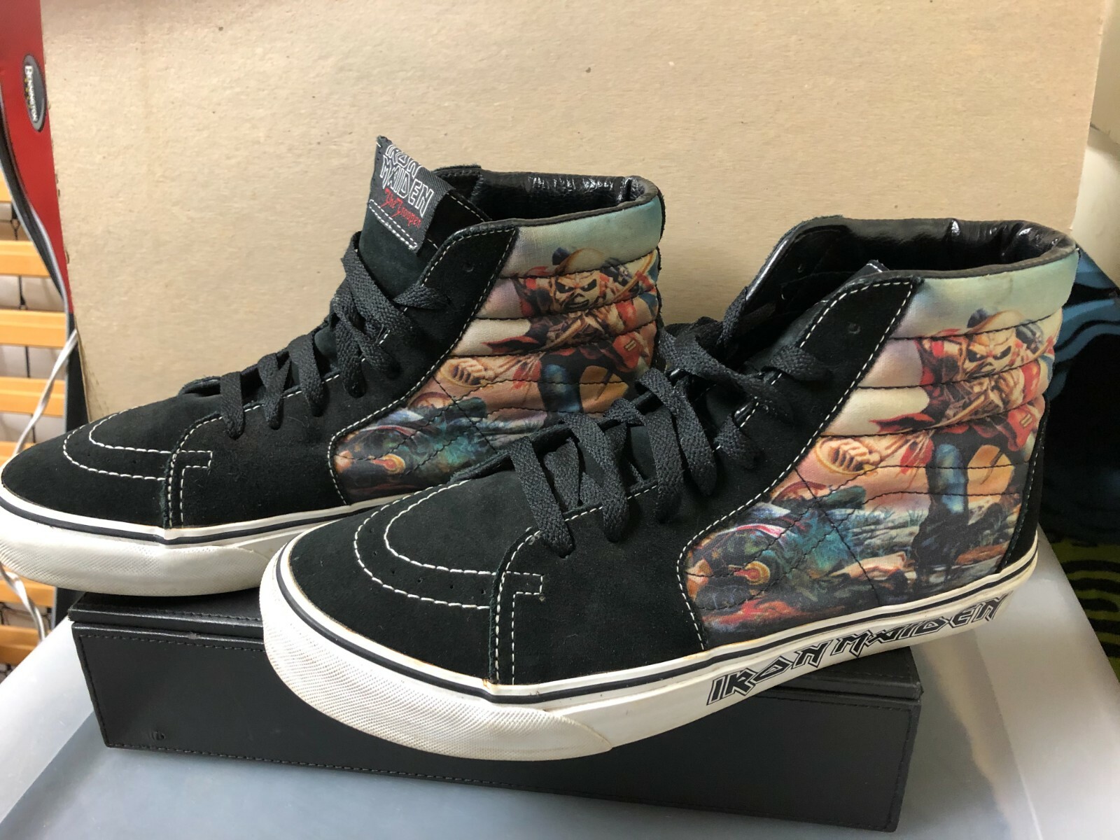 iron maiden sneakers